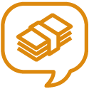 consumer law no credit card icon