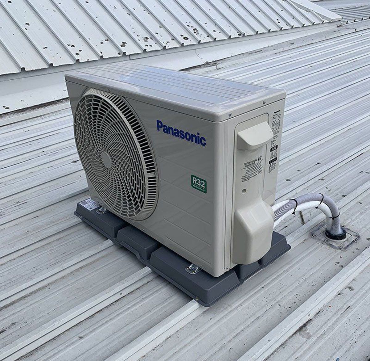 Outdoor Air Conditioning Unit On The Roof