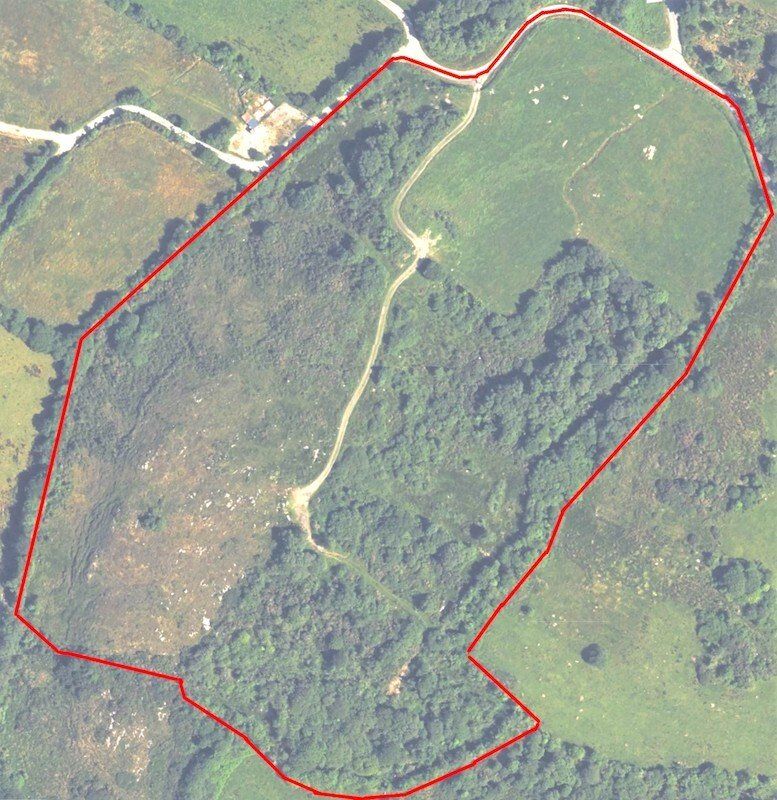Boundary of land for sale Boundary of land for sale, Ballybofey, County Donegal