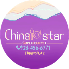 China Star Super Buffet logo with red star and text on white background