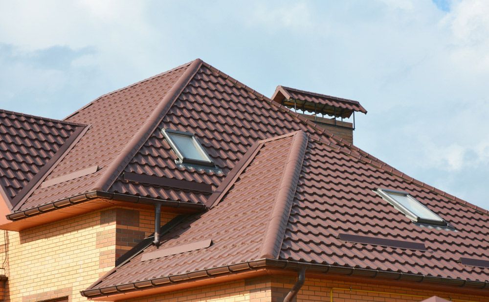Metal Roof With Modern House Attic — Experienced Roofer in Gold Coast, QLD