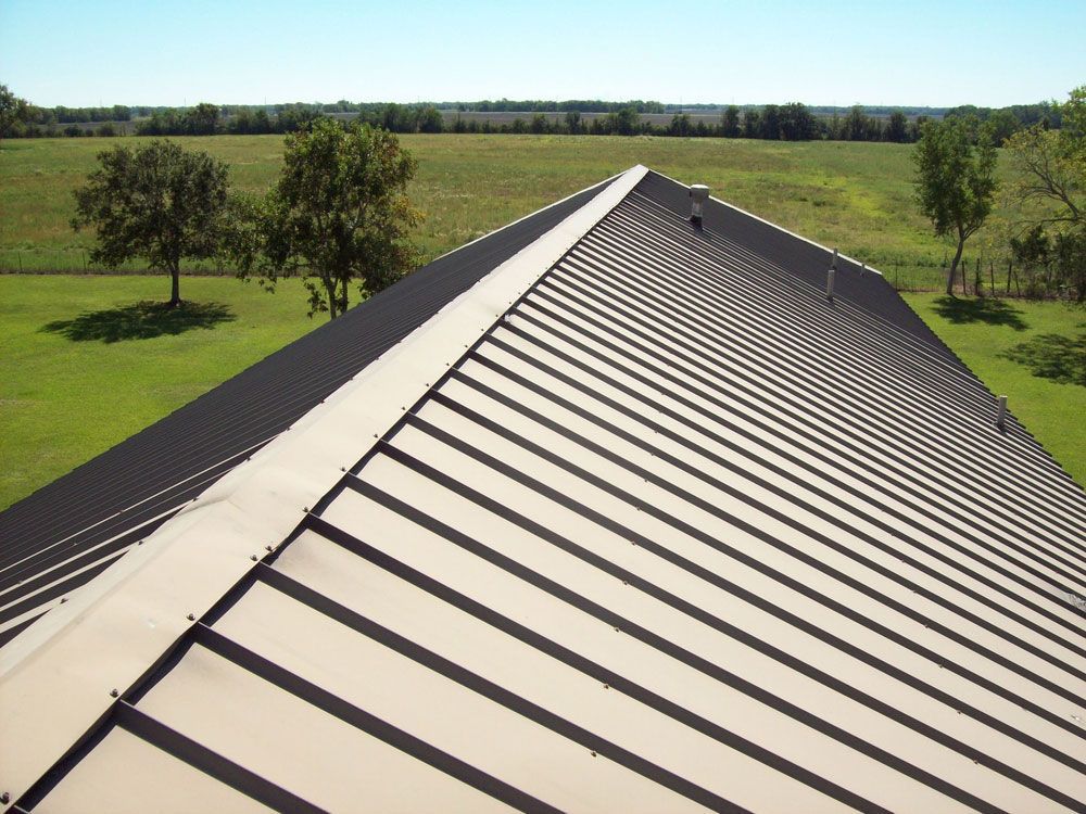 Metal Roof Tiles On A New Home — Experienced Roofer in Brisbane, QLD