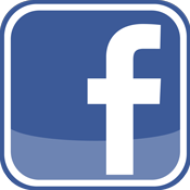 Facebook logo: White 