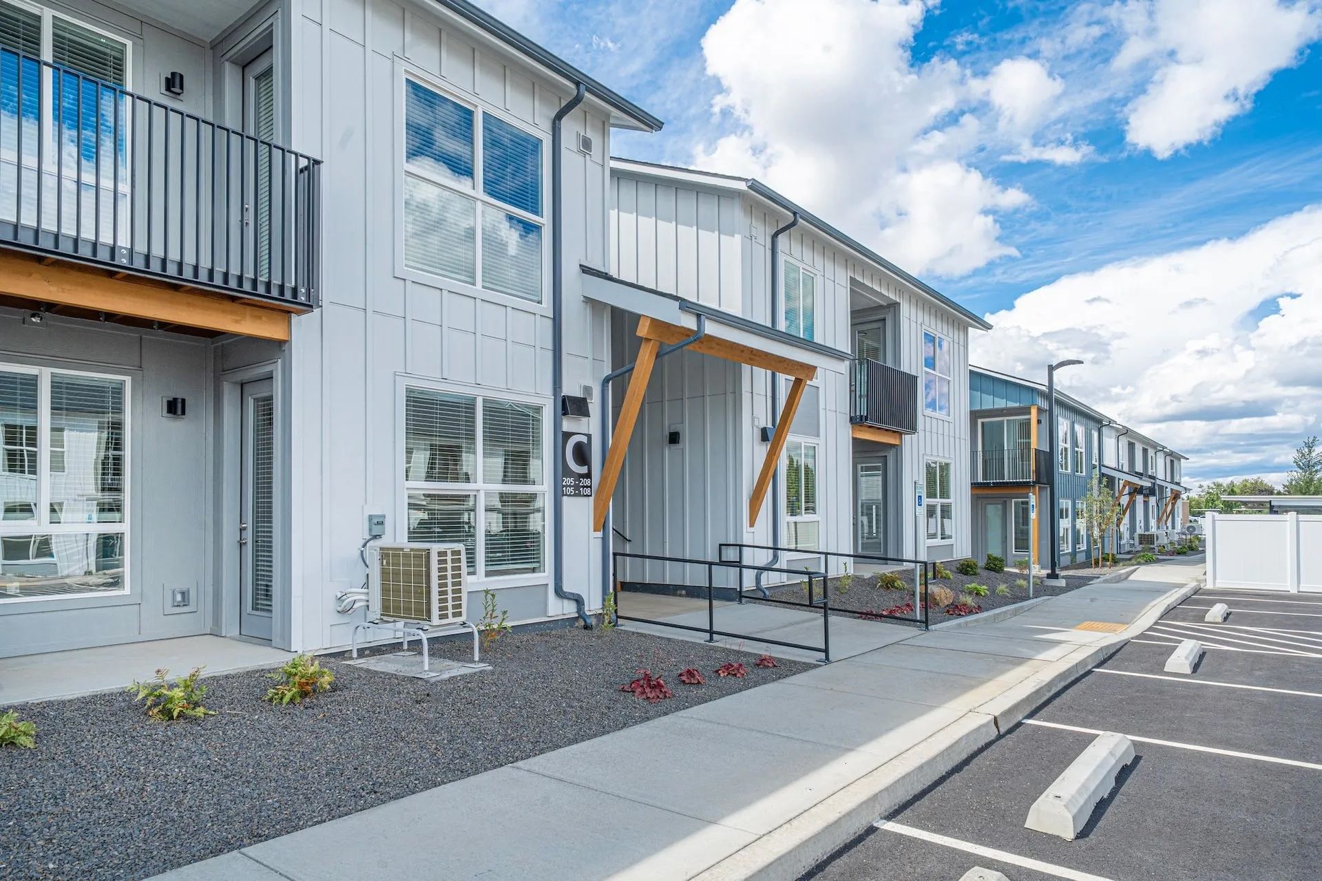 Modern Signal Point Apartments exterior featuring sleek architecture and landscaped surroundings