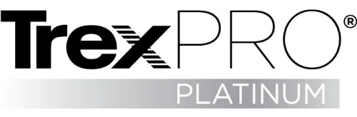 A logo for trex pro platinum is shown on a white background.