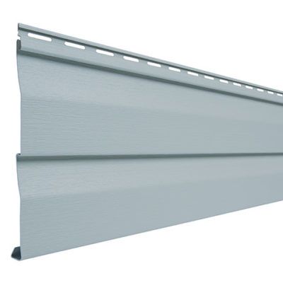 A close up of a siding on a white background.