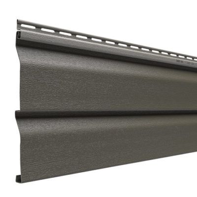 A close up of a siding on a white background.