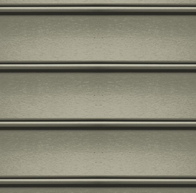 A close up of a gray siding texture.