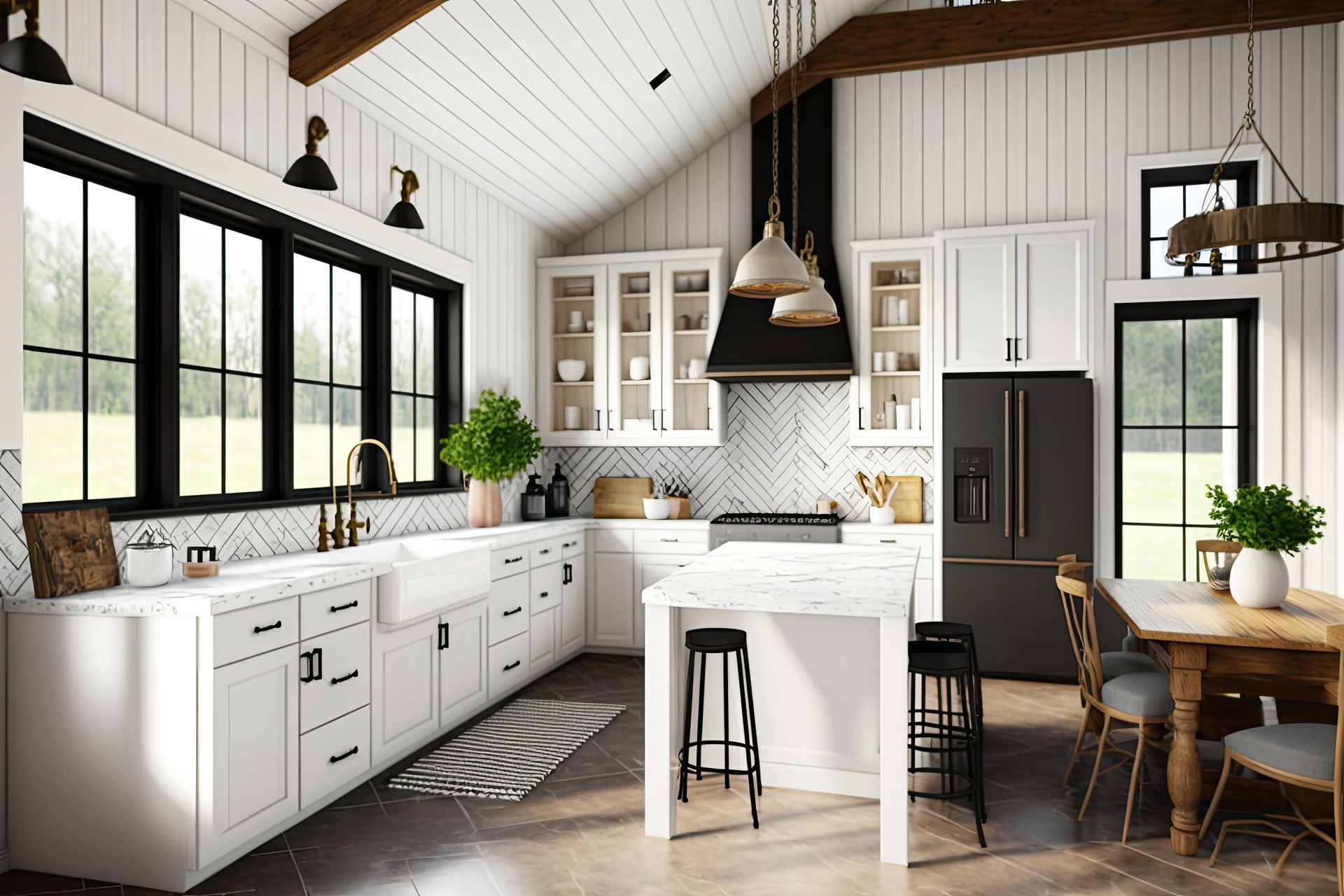 Stock photo illustrating home window and door improvements