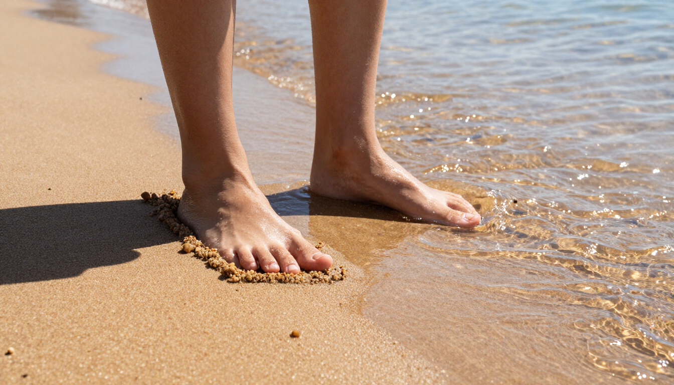 Hot summer sand