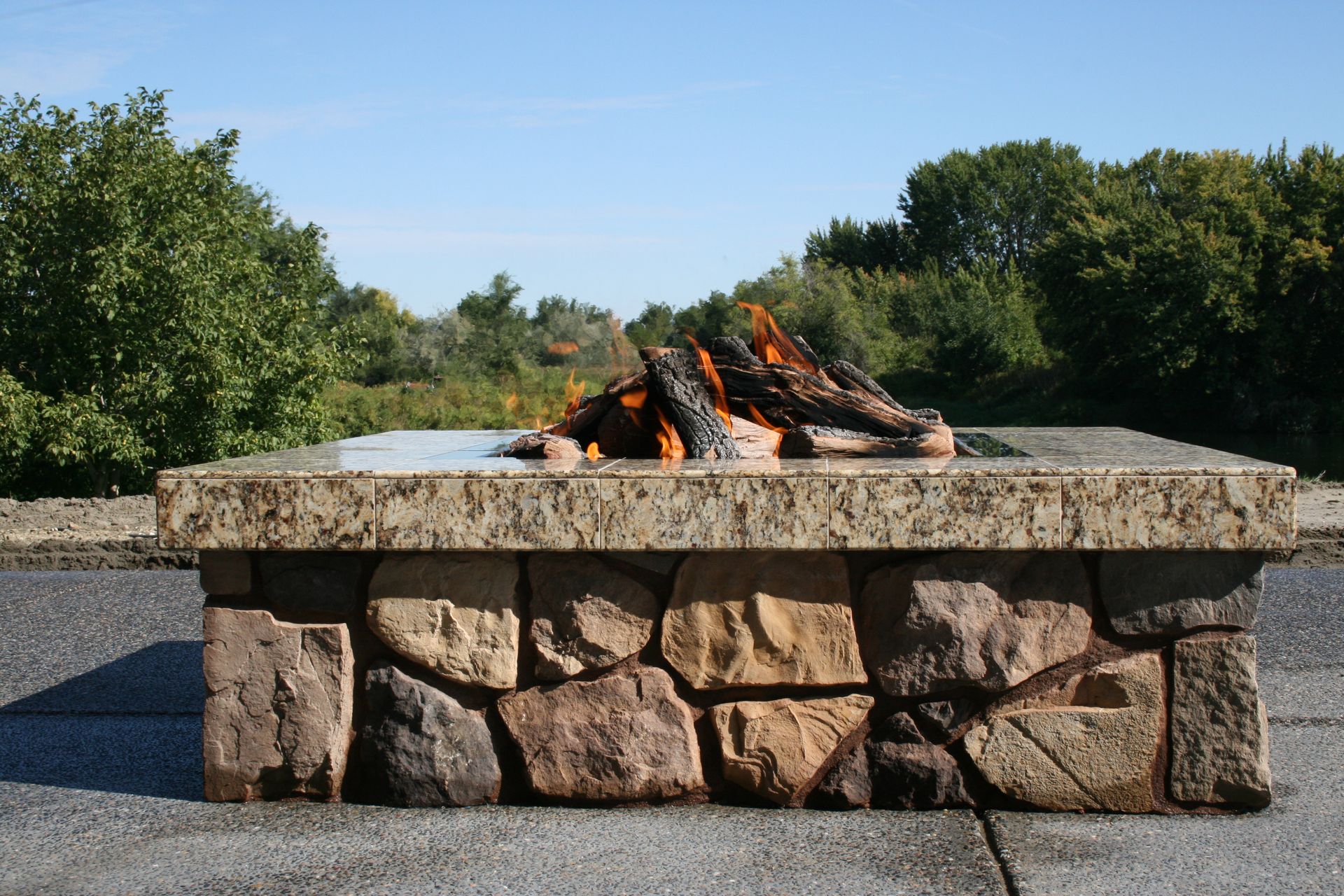 outdoor fire pit