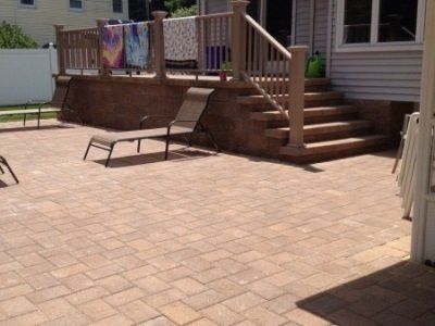 Before Brick Paver Patios — Tenafly, NJ — DeCarlo Landscaping Design