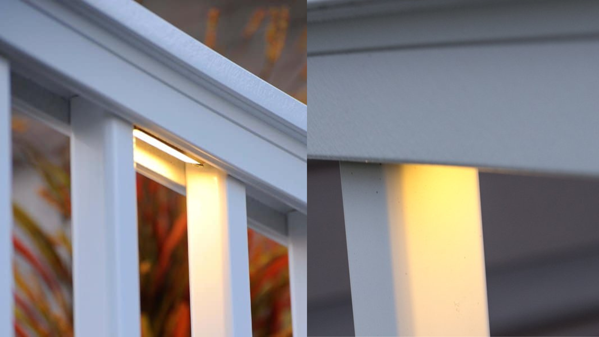 under-rail deck light