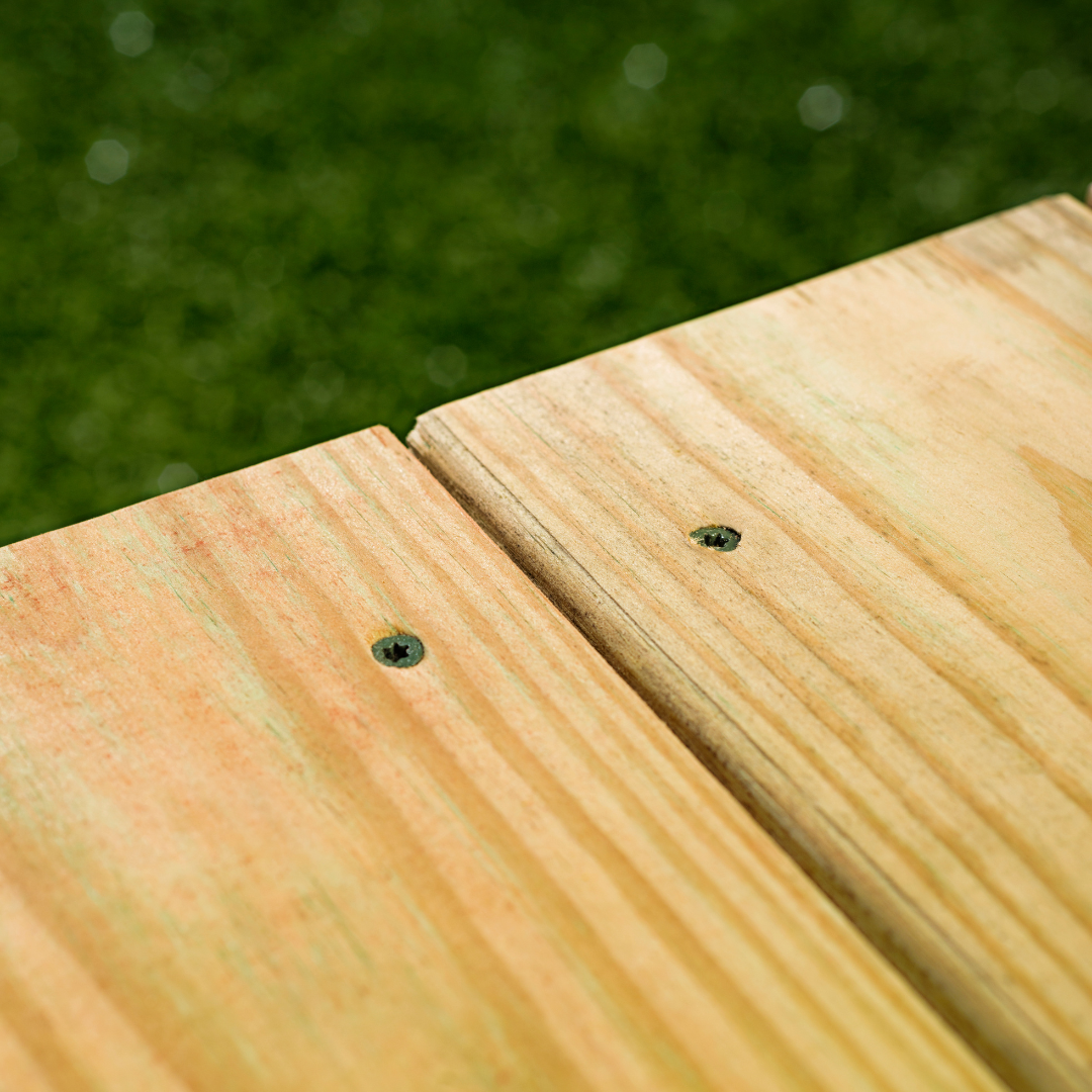 wood railing