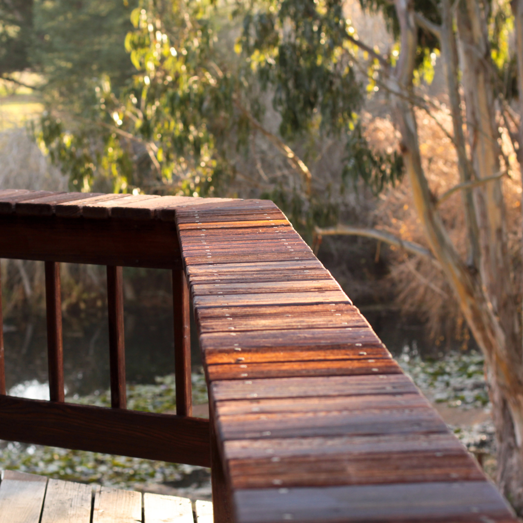 wood railing for deck