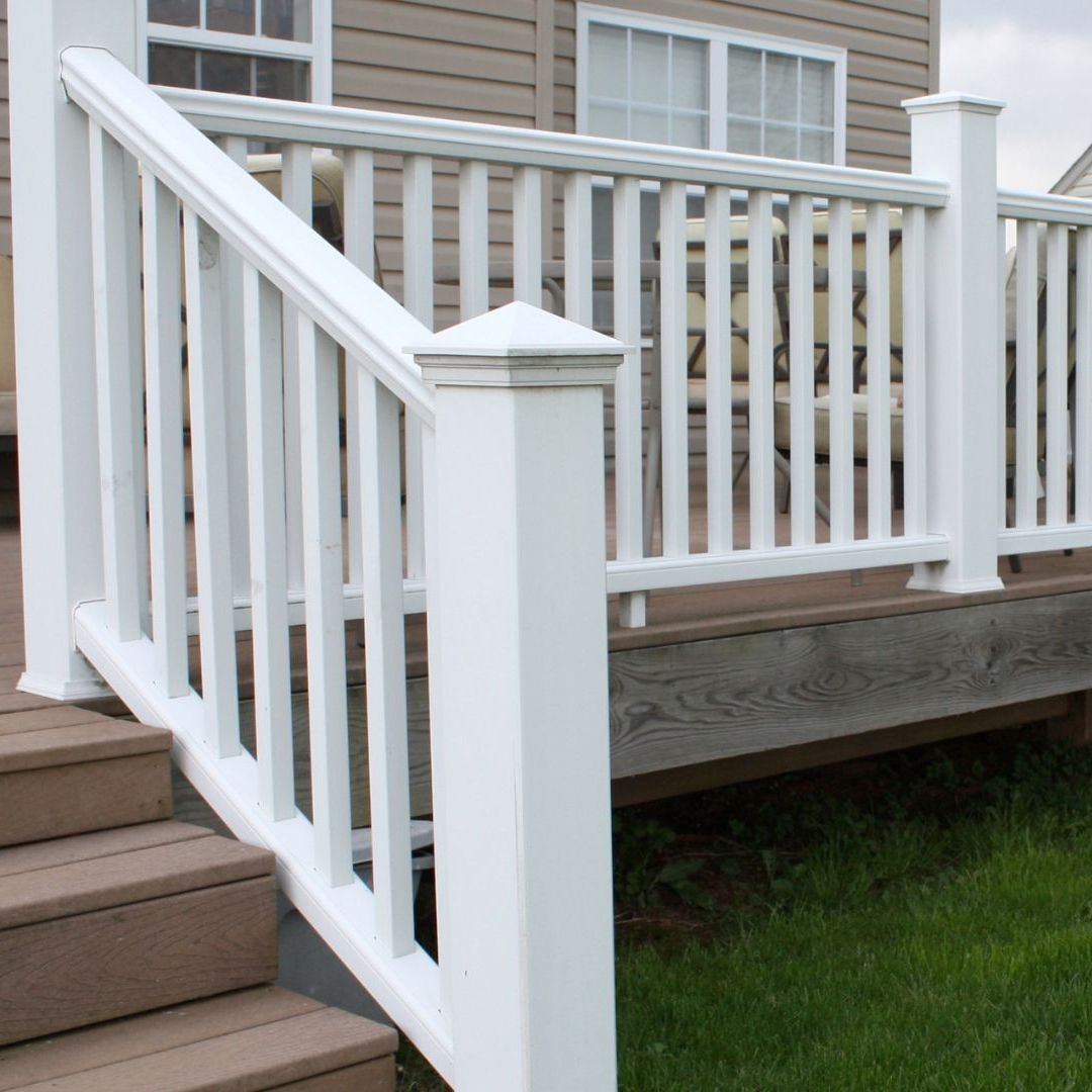 deck footings and rails