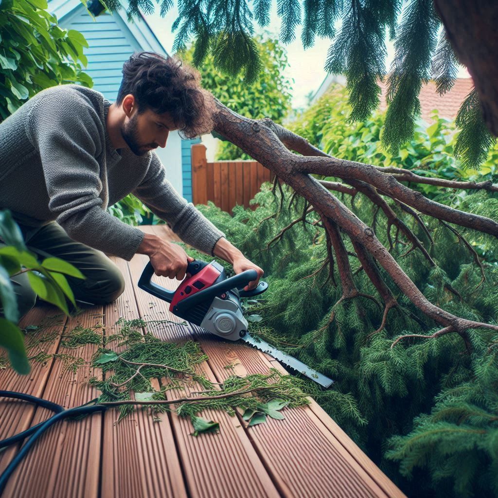 how to clean trex deck boards