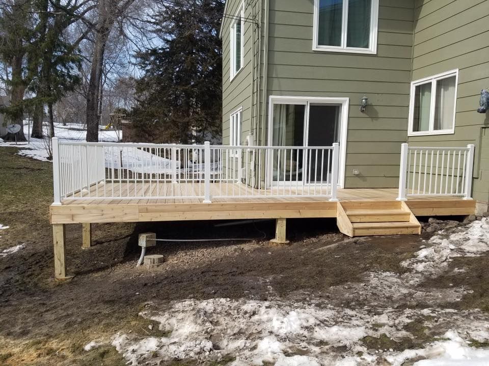 new cedar deck