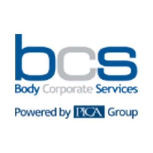 Bcs body corporate services powered by pica group logo