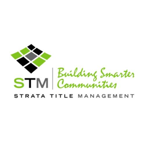 The foreshew strata agency logo is black and blue.