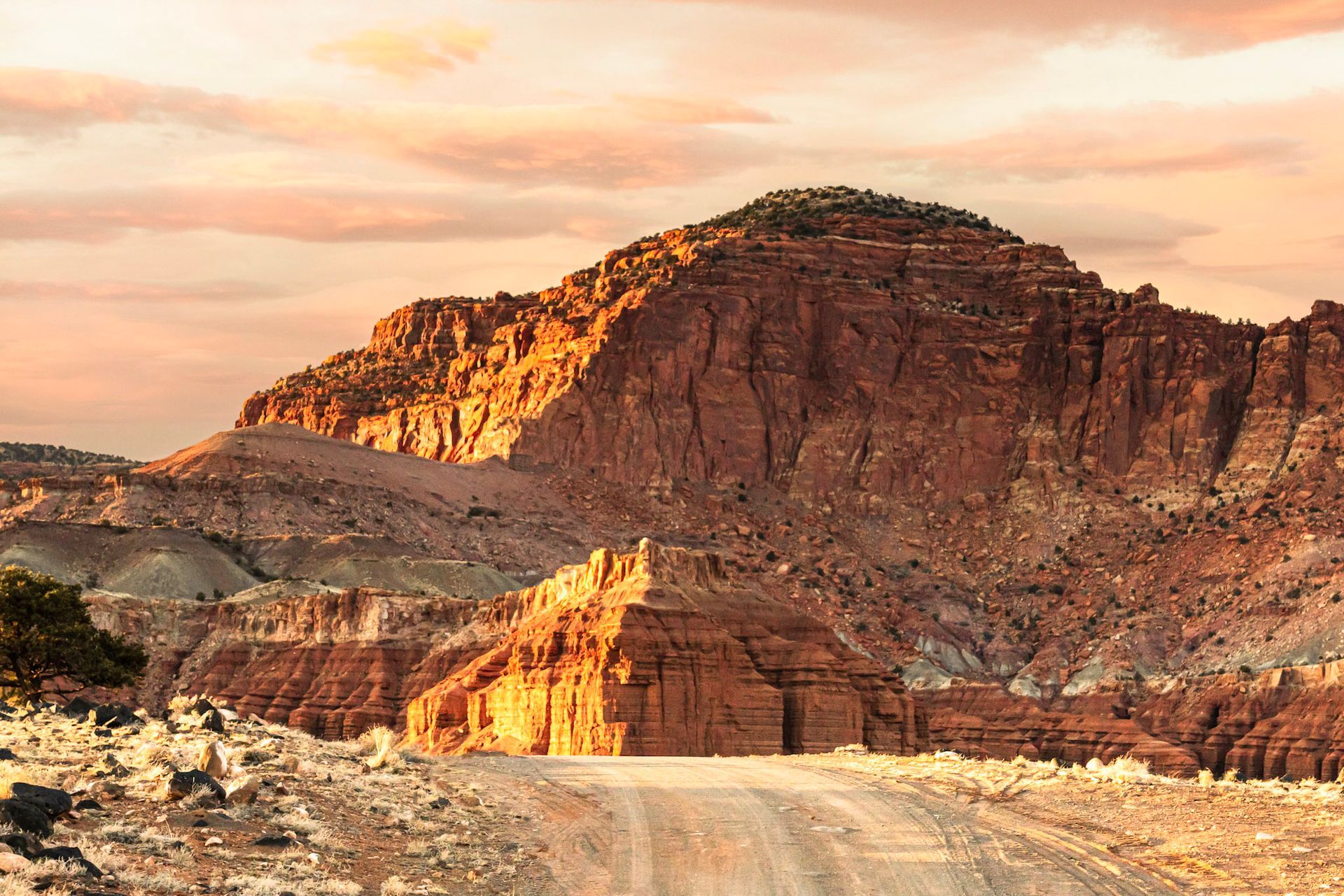 red rocks