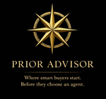Gold compass logo with