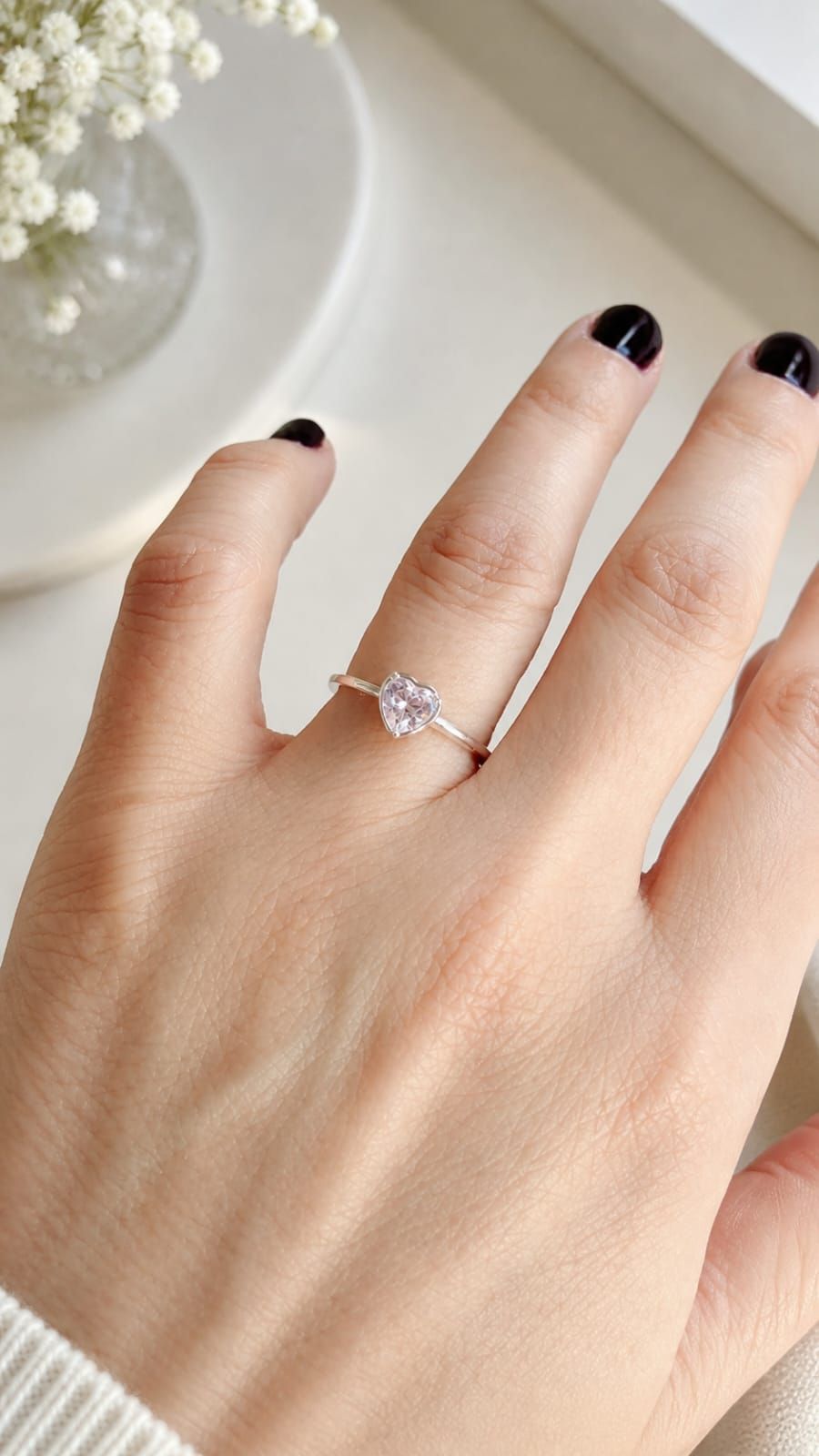 Anillo Corazon Estilo Pandora