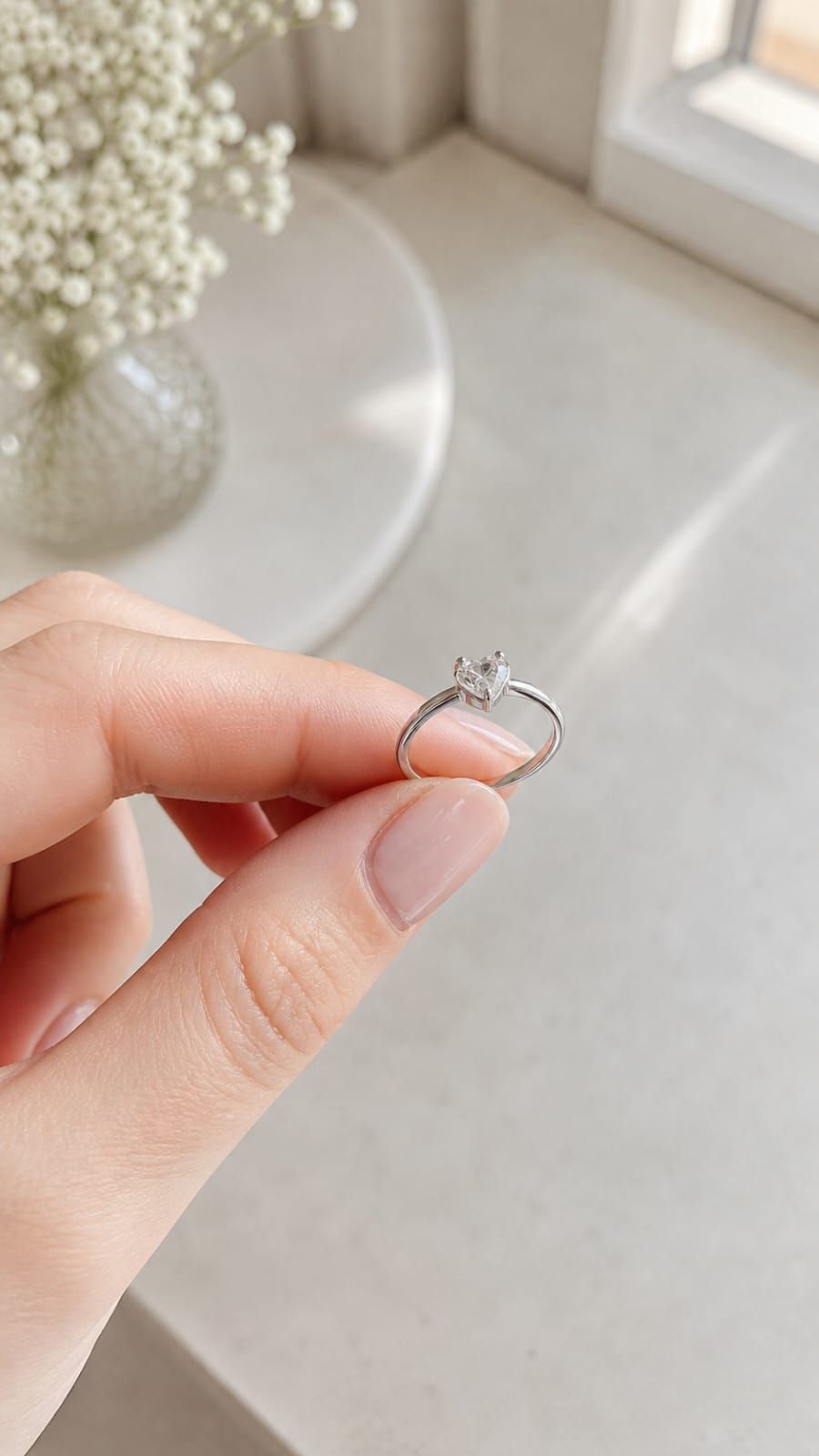 Anillo Corazon Estilo Pandora