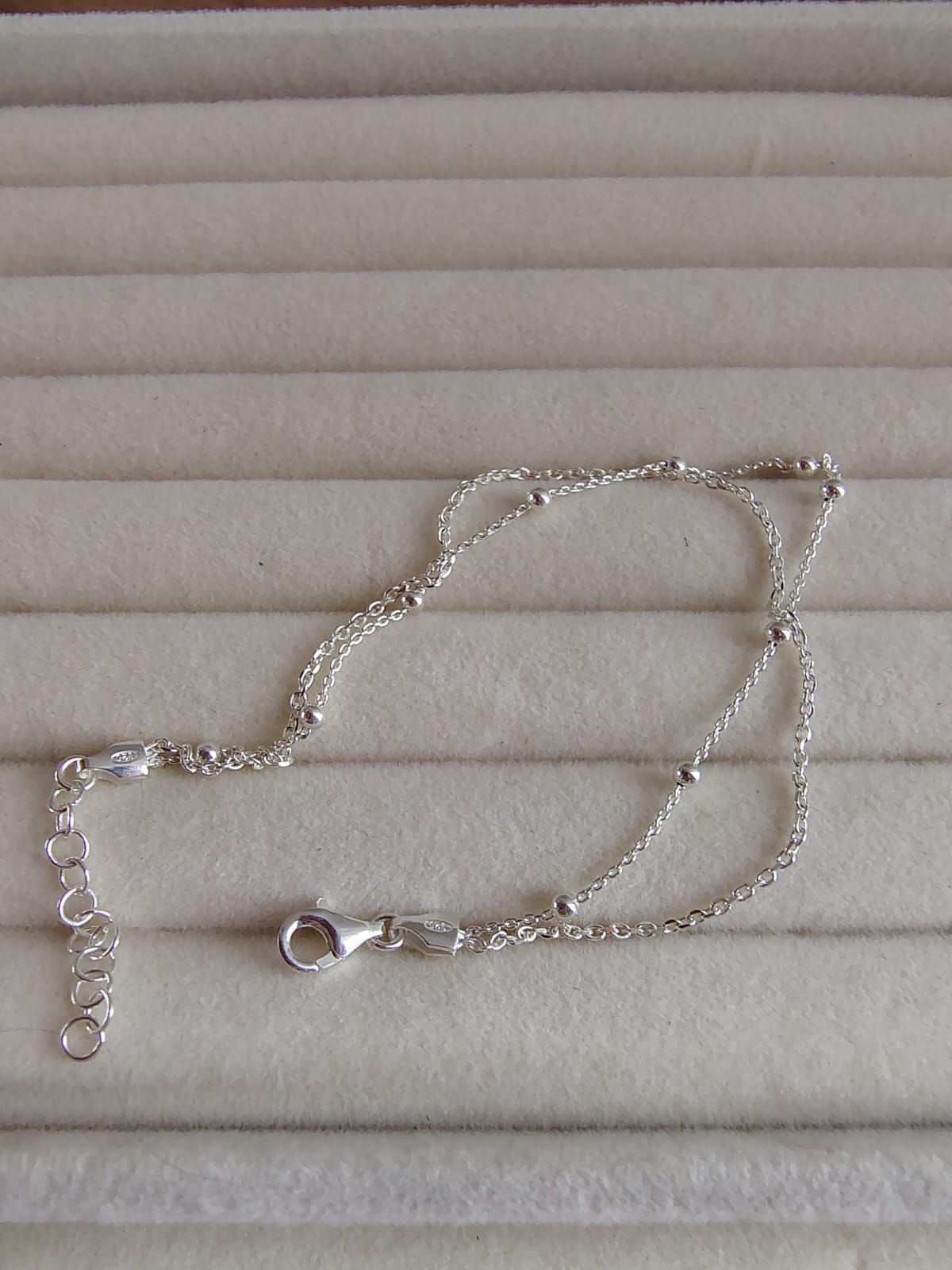 Pulsera doble esferas