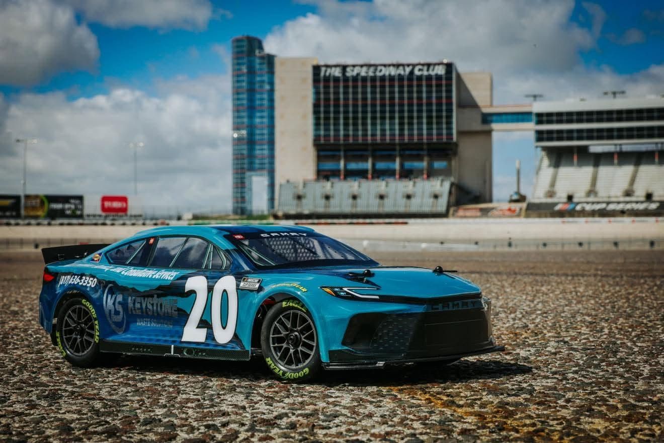 Keystone custom branded RC NASCAR race car