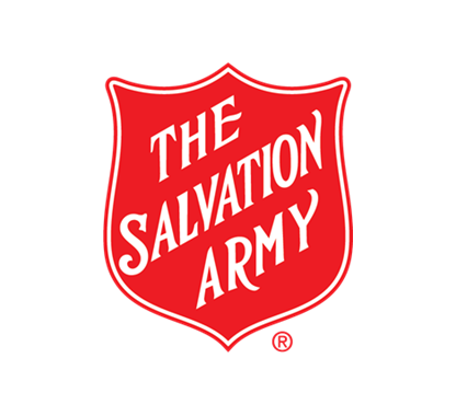 The Salvation Army red shield logo with white text