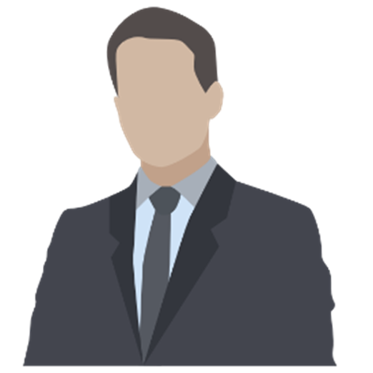 An icon of a businessman in a suit. 