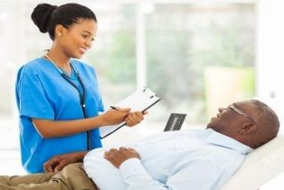 doctor with patient