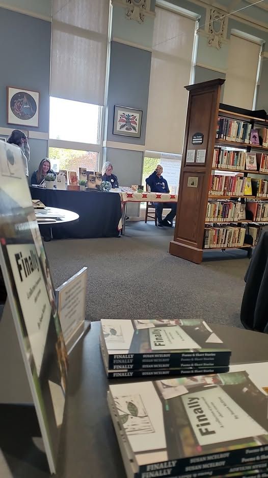 Finally sharing space with local authors for weekend at the Owen Sound Public Library