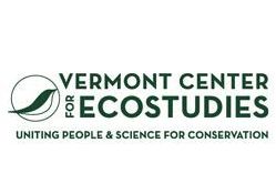 The logo for vermont center for ecostudies uniting people and science for conservation.