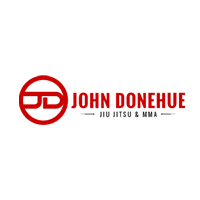 A logo for john donehue jiu jitsu and mma.