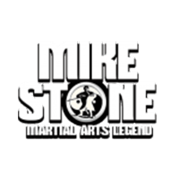A black and white logo for luke stone martial arts legend