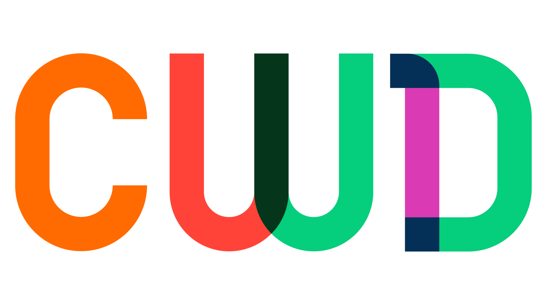 The word cud is written in colorful letters on a white background.