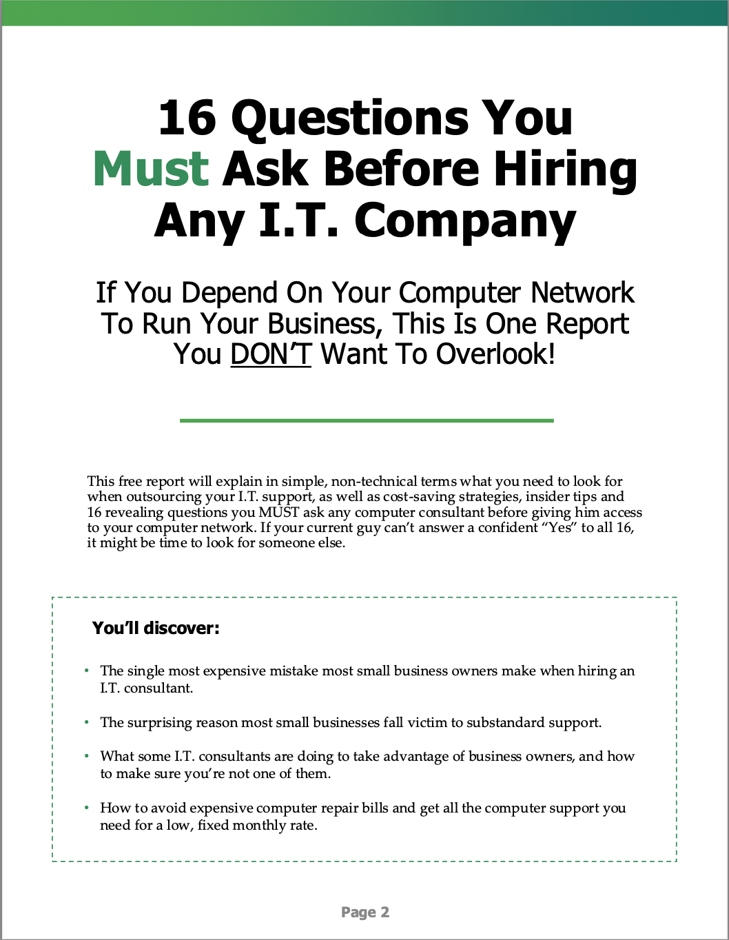 16 questions you must ask before hiring any i.t. company