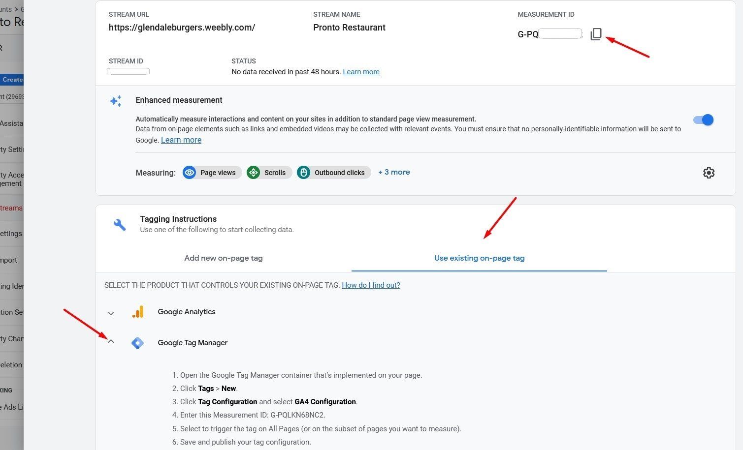 Screenshot einer Benutzeroberfläche mit verschiedenen Optionen wie „Automatische Updates“ und „Google Play“-Einstellungen.