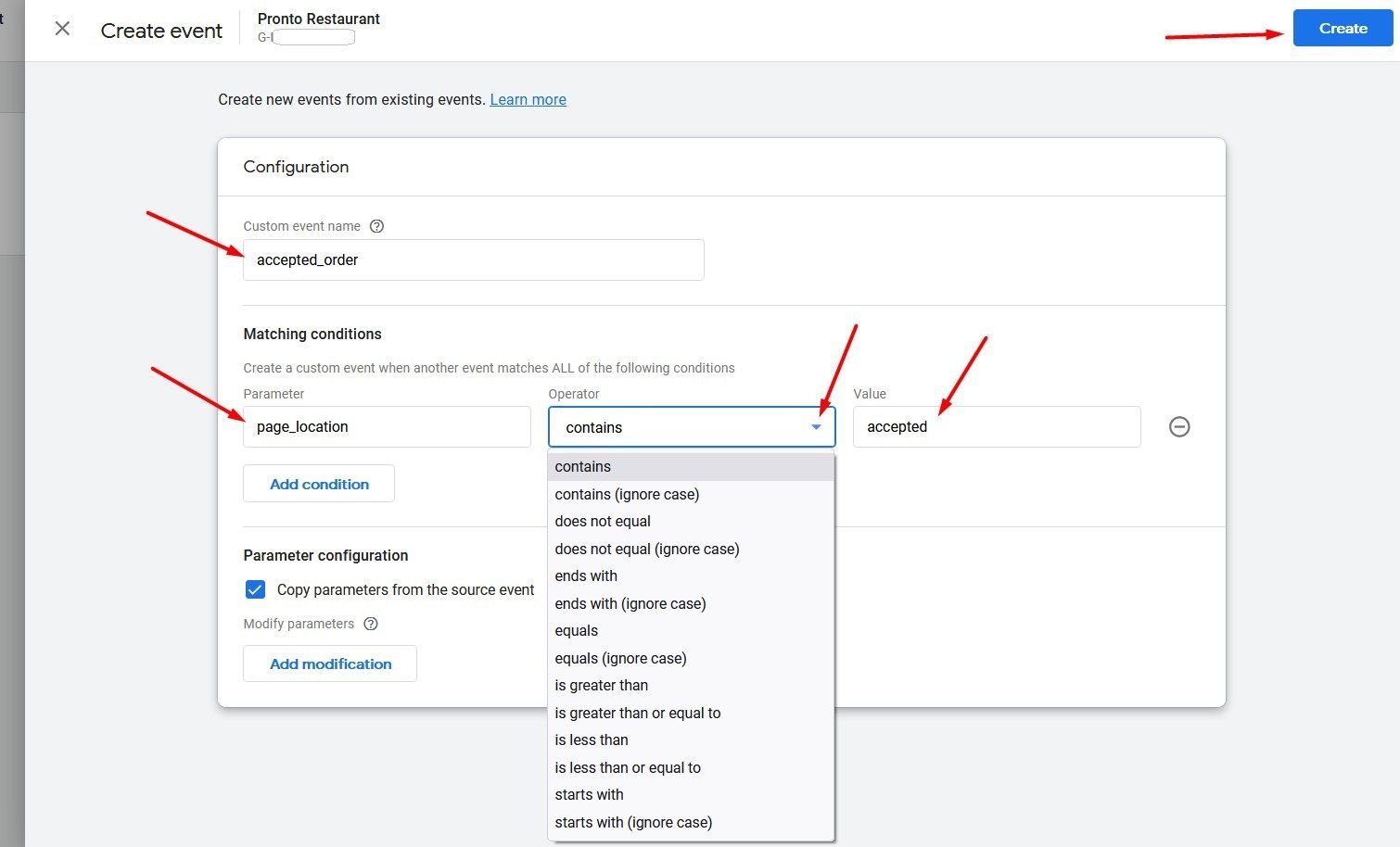 Screenshot eines Formulars mit hervorgehobenen Abschnitten. Der Benutzer wählt eine Option aus einem Dropdown-Menü aus.