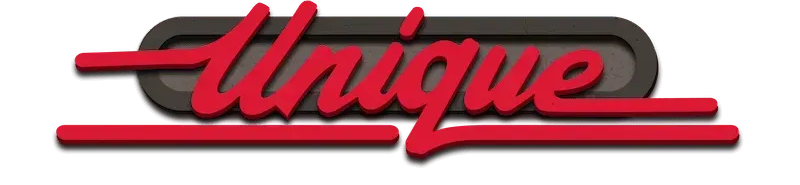 The red, cursive word