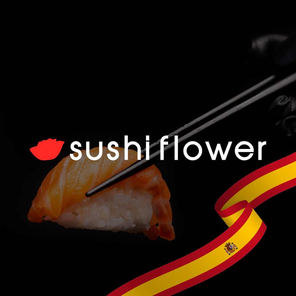 una tienda de comida rápida llamada sushi flower