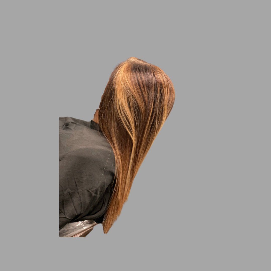 highlights, keratin treatment