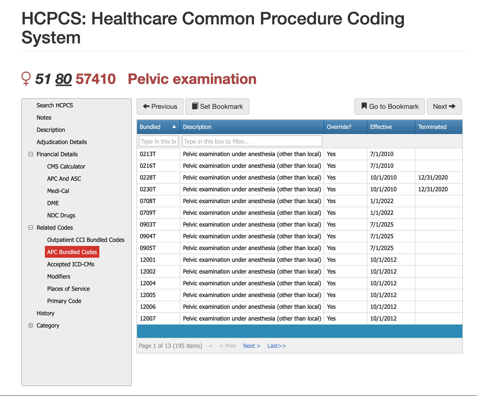 CPT Code 57410: Cervical Biopsy With ECC Guide