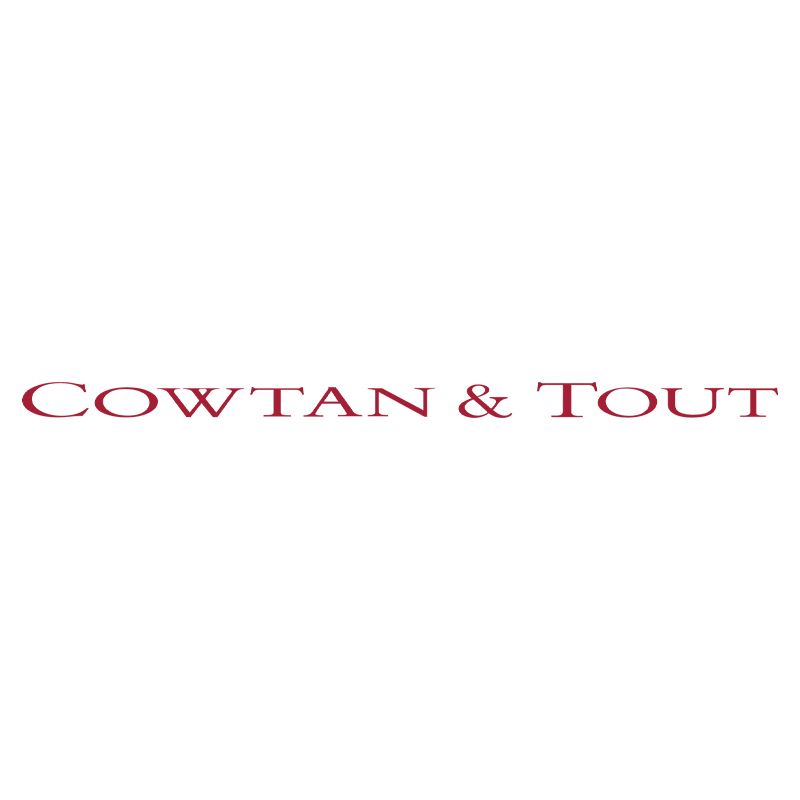 COWTAN & TOUT logo in maroon text.