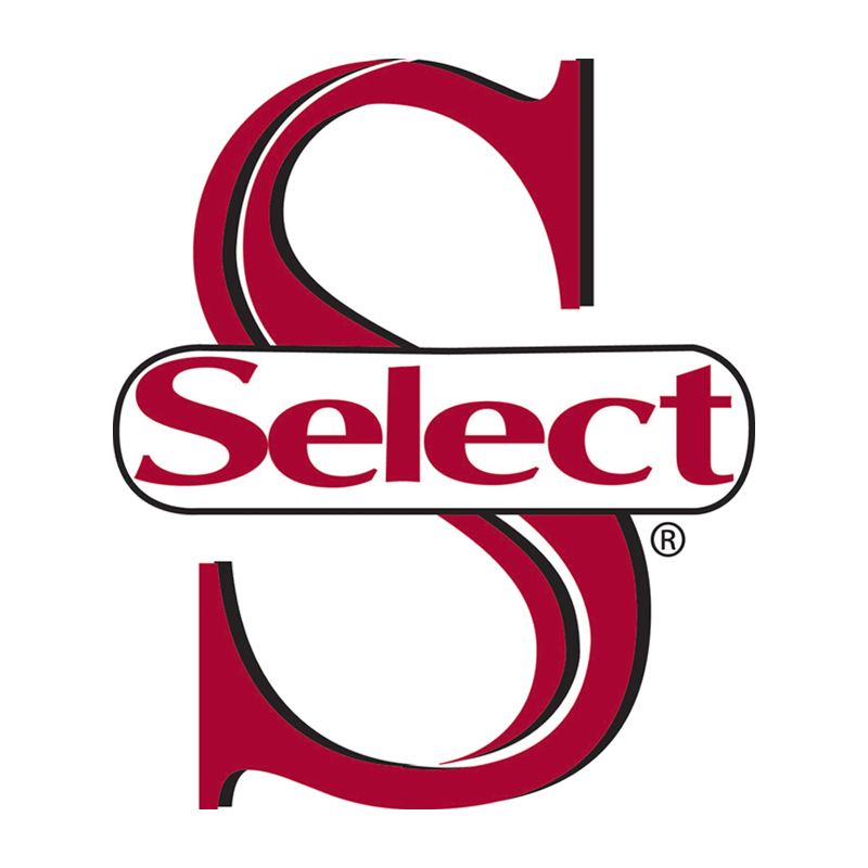 Select brand logo: large red