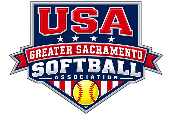 Greater Sacramento Softball Leagues Logo