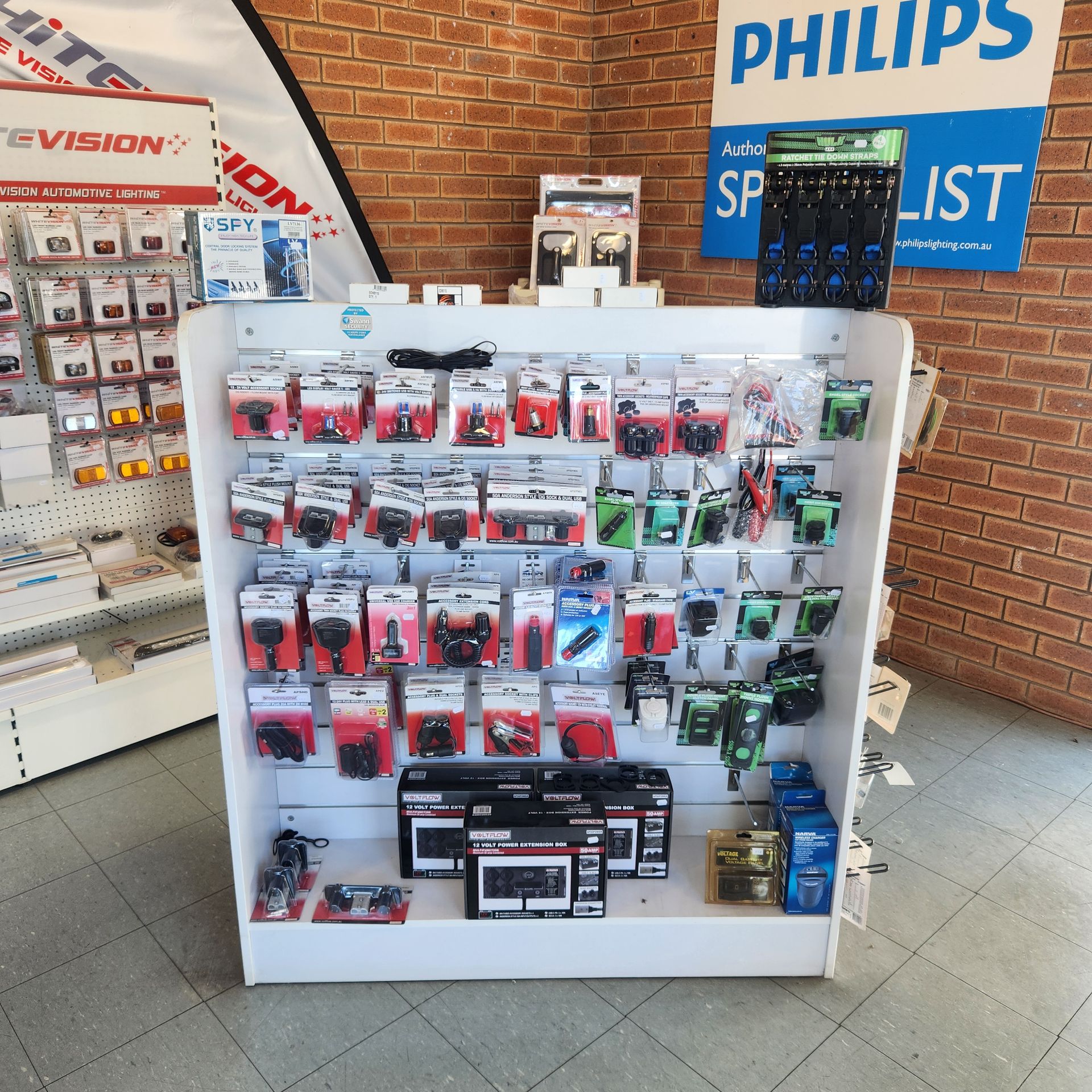 A Display Of Car Accessories  — A Plus Automotive Electrical in Lavington, NSW