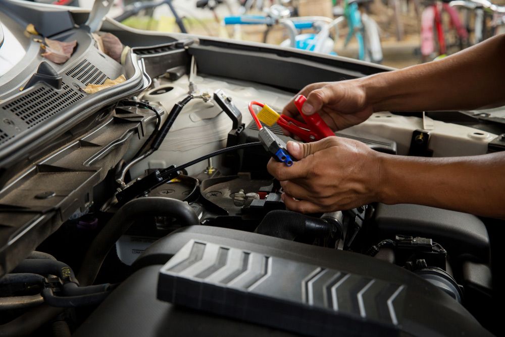 An Auto Electrician At Work